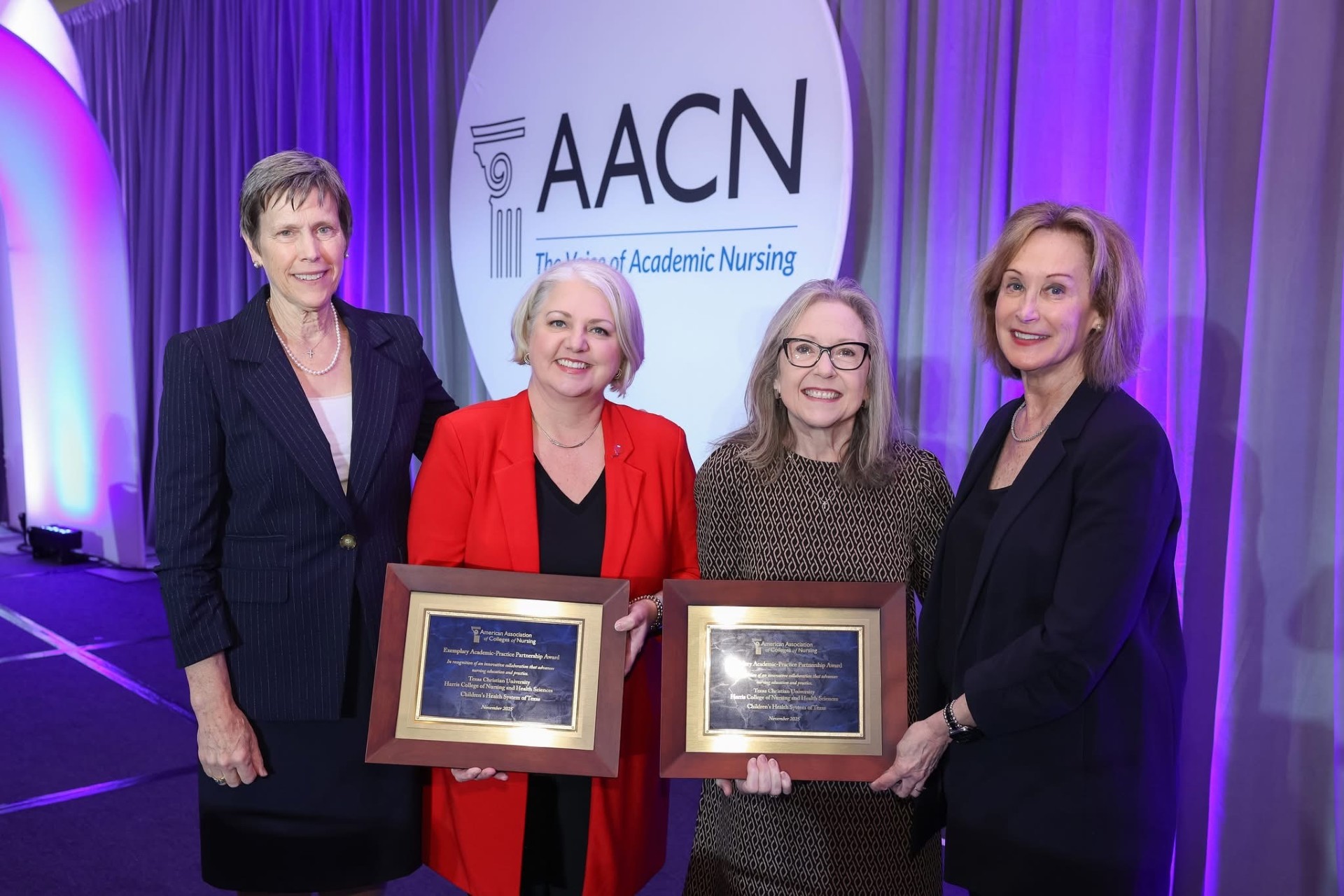 Dr. Suzy Lockwood at the AACN award ceremony