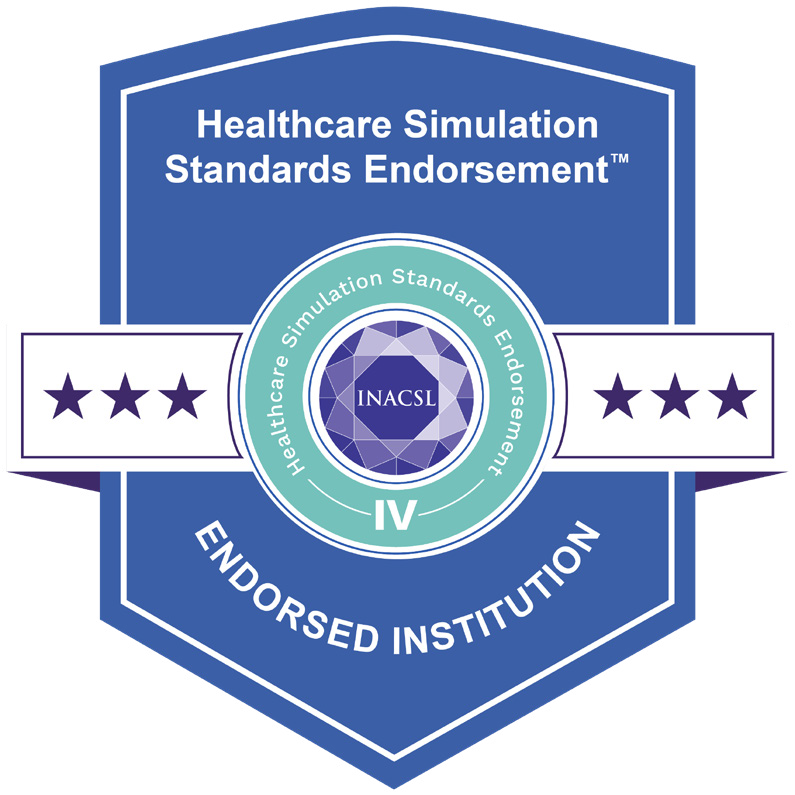 Healthcare simulation standards endorsement logo