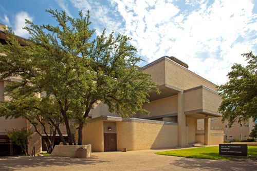 TCU campus building, Sid Richardson