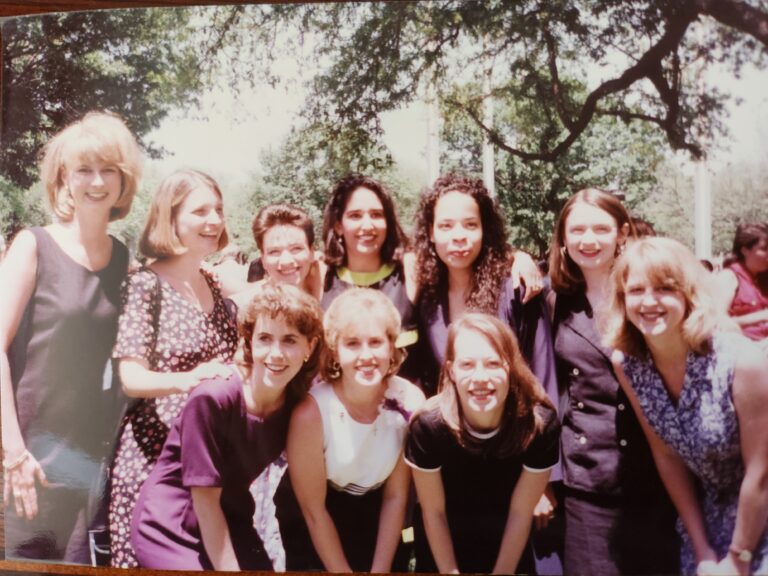 The 1997 Communication Sciences & Disorders Speech-Language Pathology cohort pictured on their graduation day