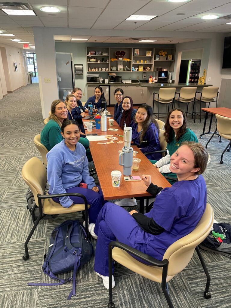 TCU Nursing students group photo