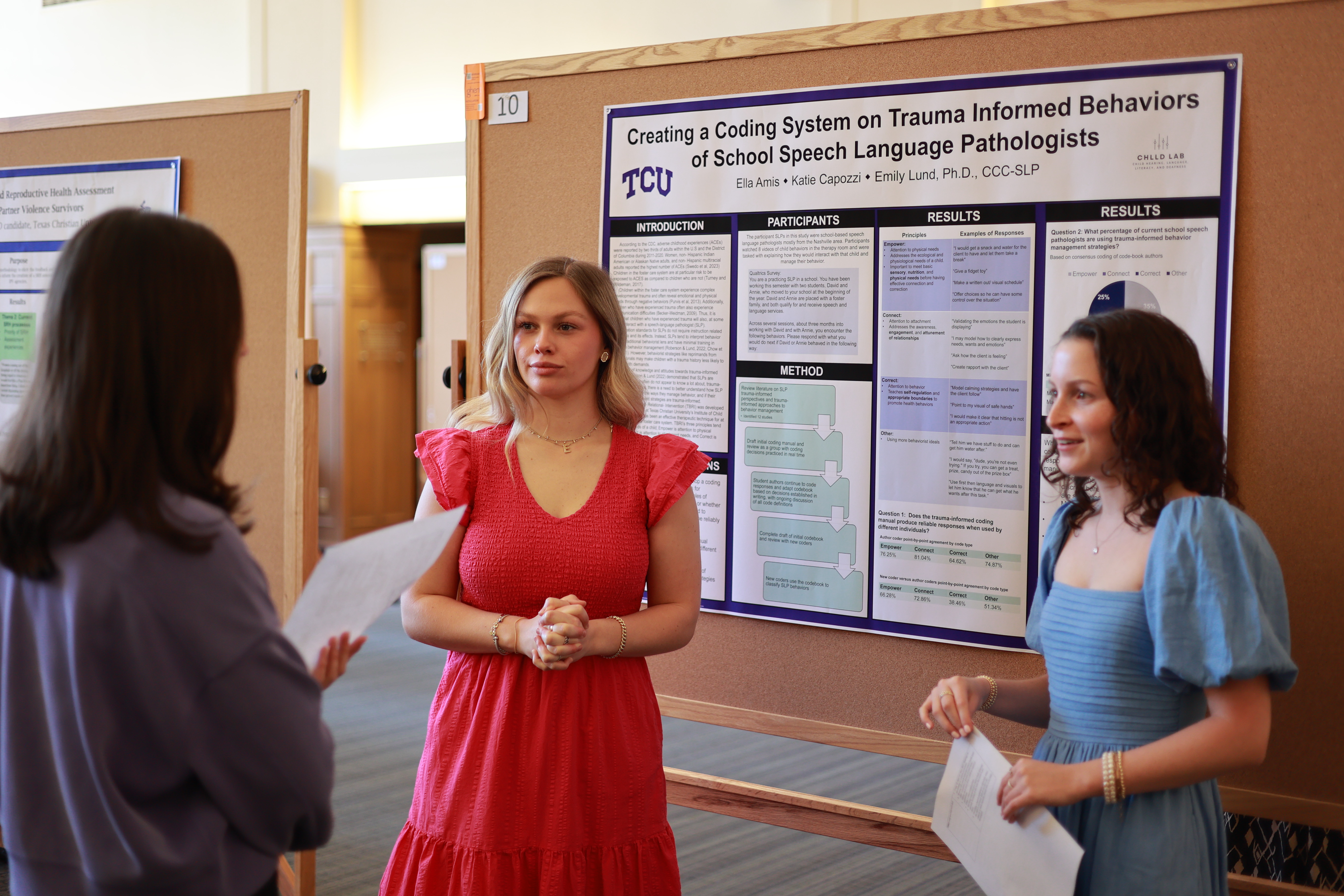 Students present their research 