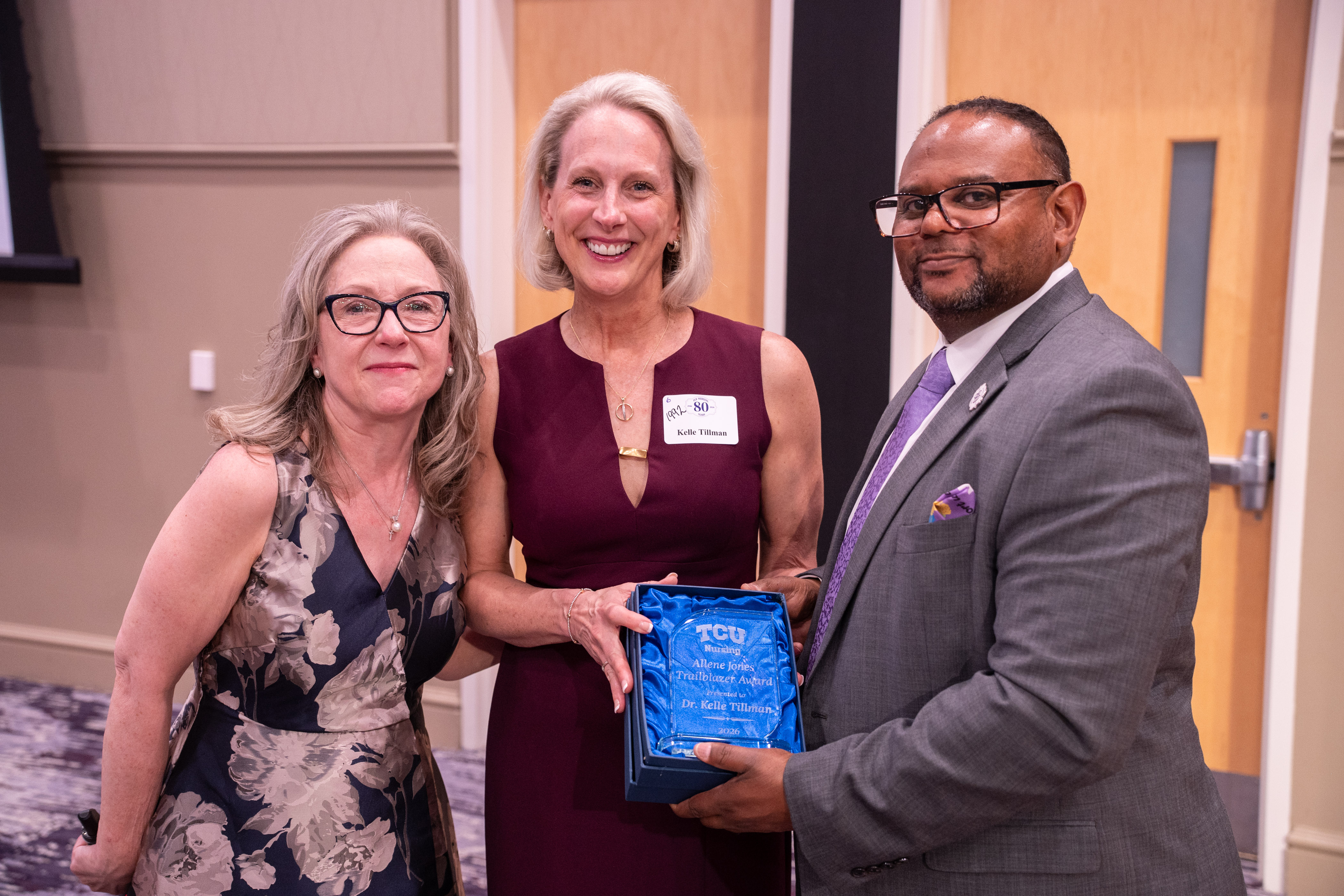 Kelle Tillman ’92 (MSN ’13, DNP ’19) was the recipient of this year’s Allene Jones Trailblazer Award.