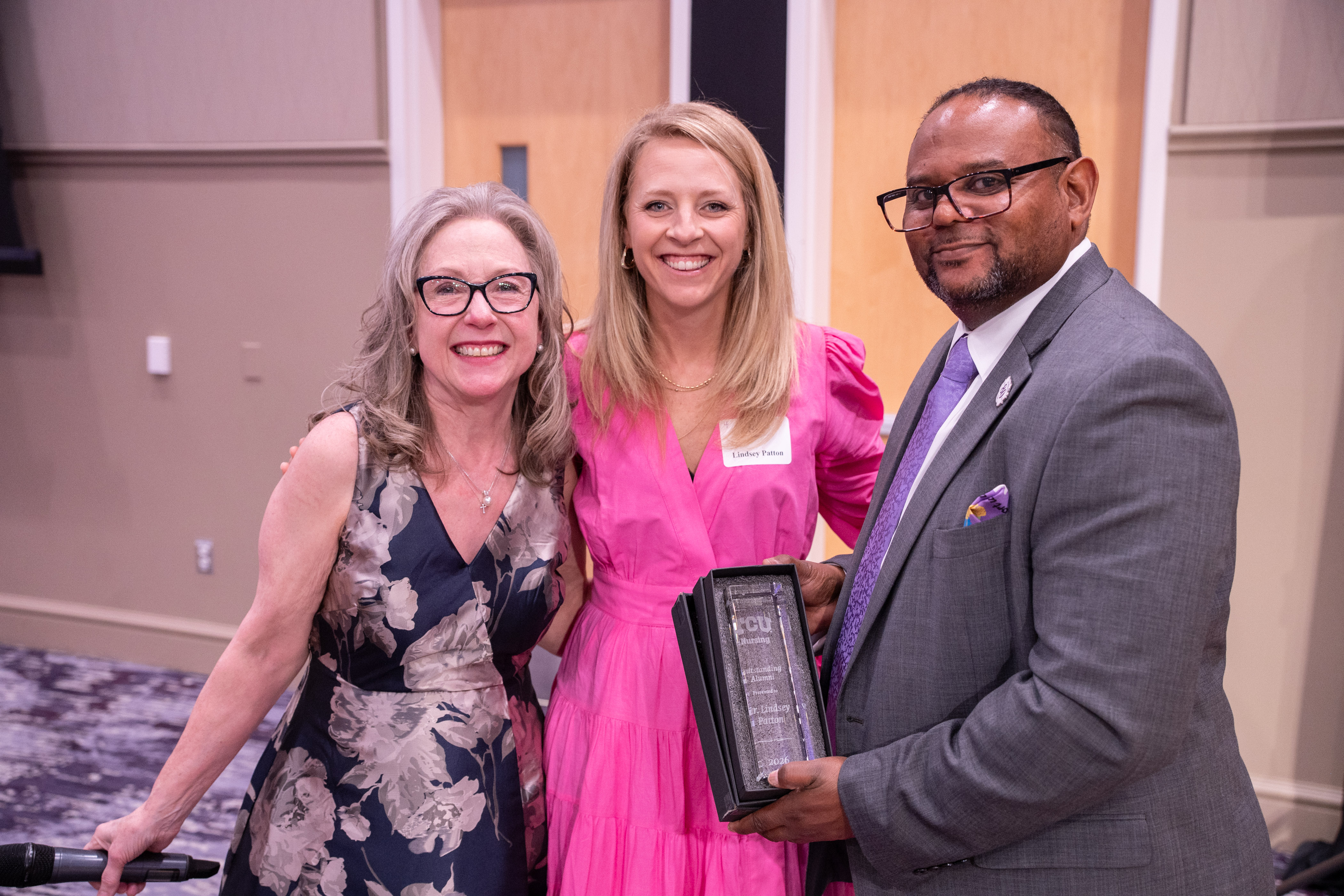 Lindsey Patton ’09 (MSN ’14) was this year’s recipient of the TCU Nursing Outstanding Alumni Award